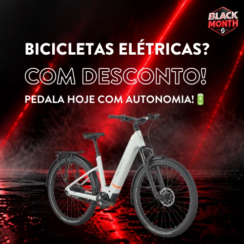 SCOTT BLACK MONTH BICICLETAS ELÉTRICAS