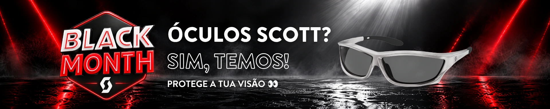 SCOTT BLACK MONTH ÓCULOS