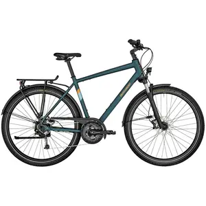 A Bicicleta Bergamont Horizon 6 Plus Gent possui um quadro recentemente desenvolvido, superestável e resistente, com 160 kg de peso máximo do sistema.
