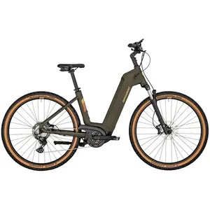 A Bicicleta Elétrica Bergamont E-Horizon Suv Cross Wave tem Suspensão Suntour NVX30 NLO, um motor Bosch BES3 Performance Line C e uma bateria de 625 Wh.