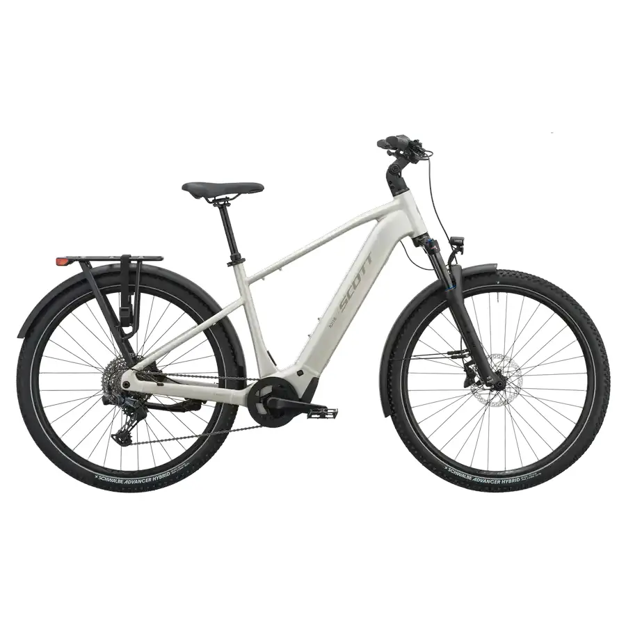 BICICLETA ELÉTRICA SCOTT AXIS 10 SCOTT AXIS 10: SUV elétrica para ir mais longe em passeios, deslocações e caminhos variados, com autonomia e conforto. Sensação fluida, simples e envolvente.