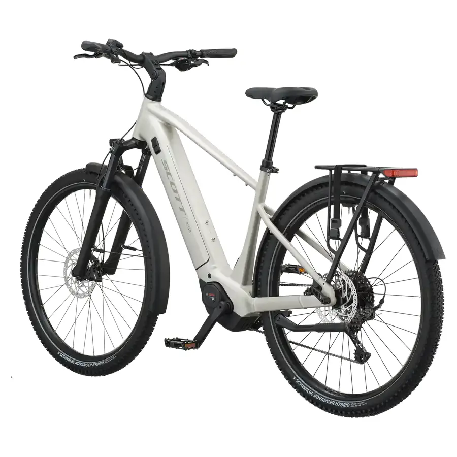 BICICLETA ELÉTRICA SCOTT AXIS 10 SCOTT AXIS 10: SUV elétrica para ir mais longe em passeios, deslocações e caminhos variados, com autonomia e conforto. Sensação fluida, simples e envolvente.