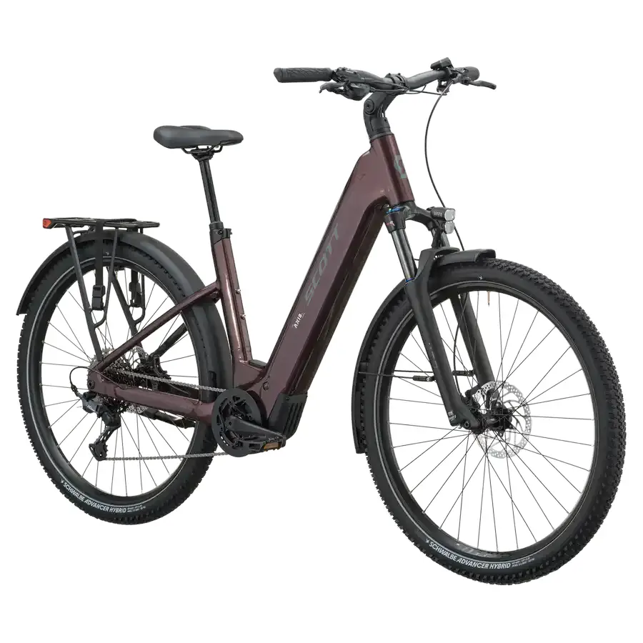 BICICLETA ELÉTRICA SCOTT AXIS 10 WAVE SCOTT AXIS 10 WAVE: SUV elétrica com foco em autonomia e conforto, para ir mais longe em passeios, deslocações e caminhos variados. Boa para pedalar mais vezes.