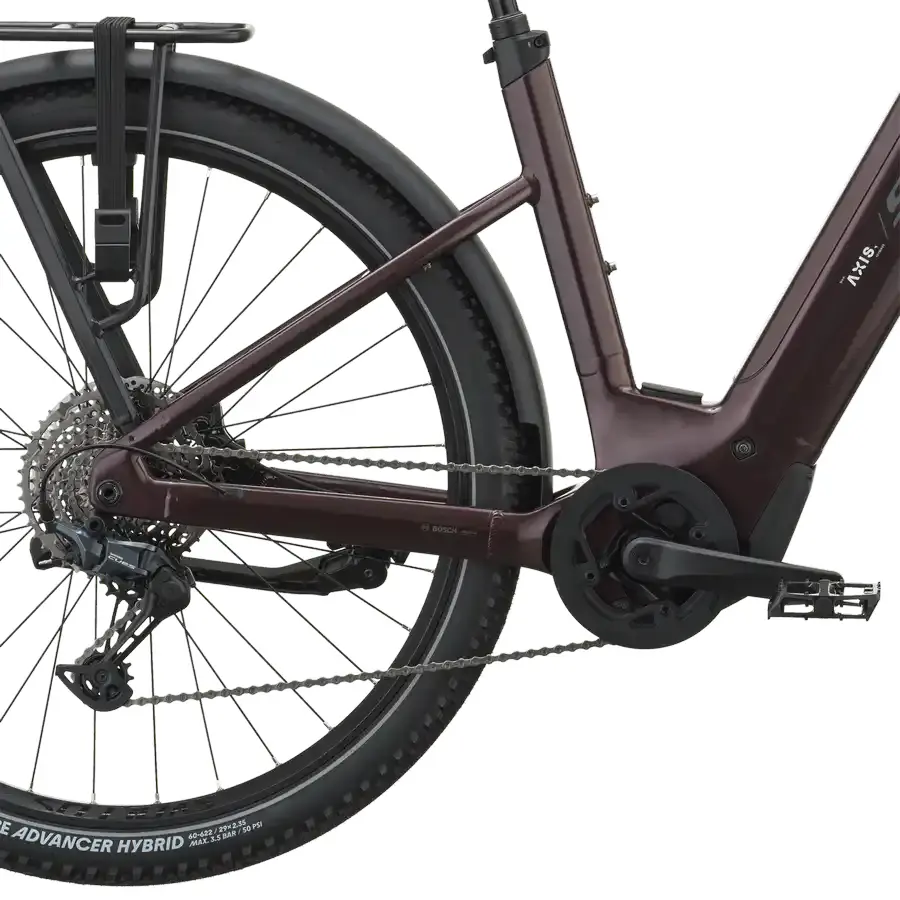 BICICLETA ELÉTRICA SCOTT AXIS 10 WAVE SCOTT AXIS 10 WAVE: SUV elétrica com foco em autonomia e conforto, para ir mais longe em passeios, deslocações e caminhos variados. Boa para pedalar mais vezes.
