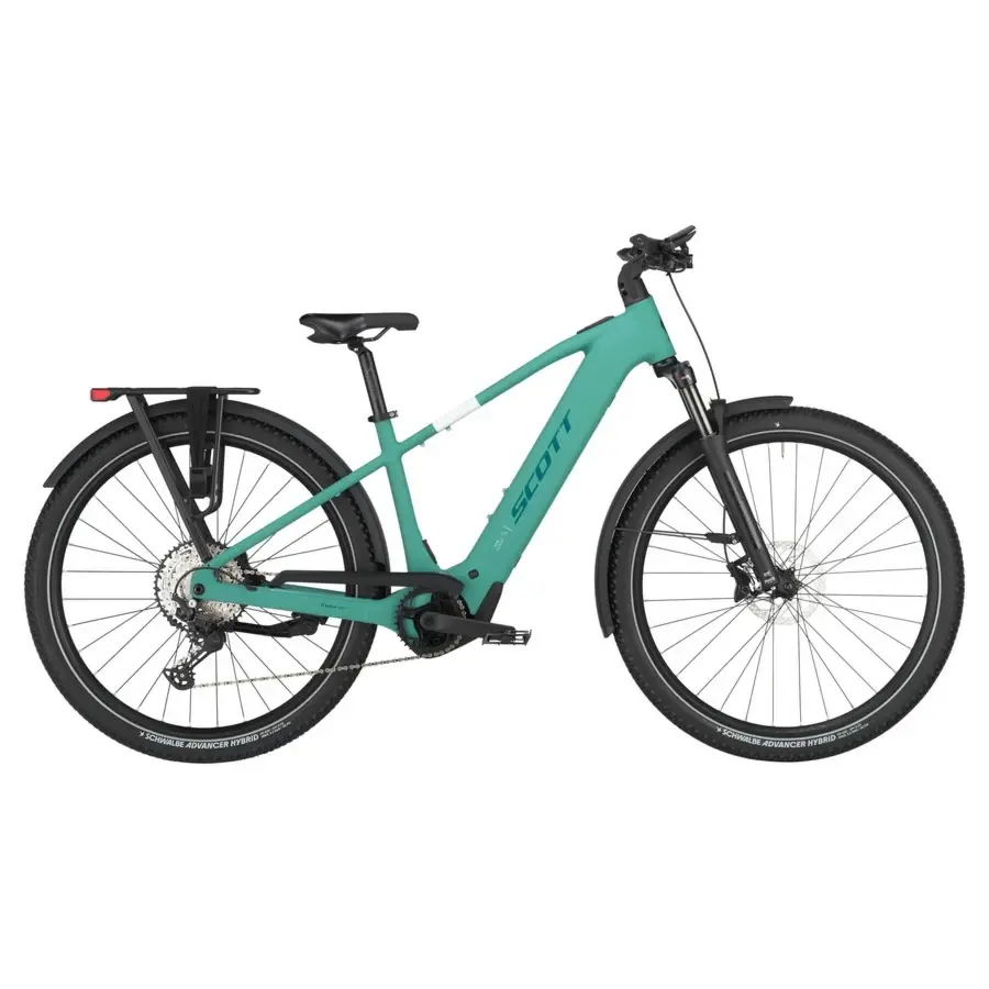 Descubra a Bicicleta Elétrica SCOTT Axis 20 está equipada com o mais recente motor Bosch Performance CX e bateria de 600 Wh.