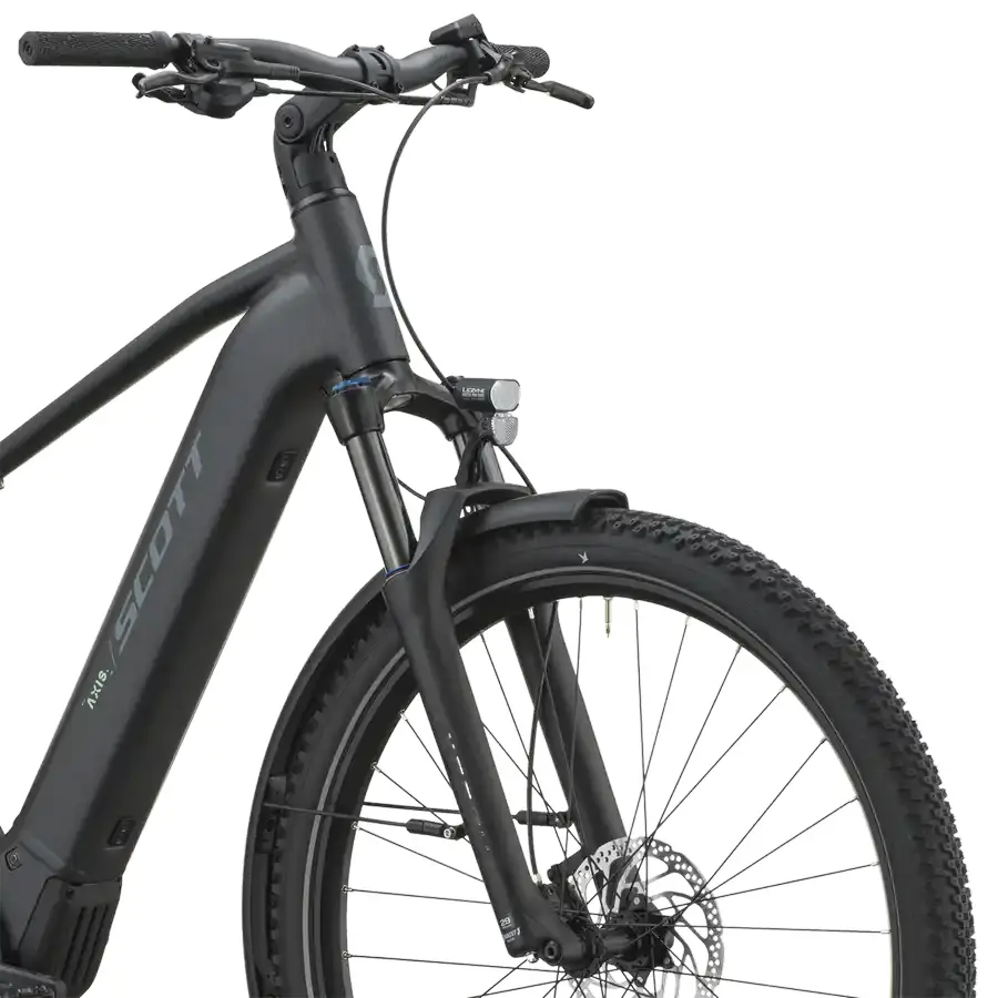 BICICLETA ELÉTRICA SCOTT AXIS 20 SCOTT AXIS 20: SUV elétrica para ir mais longe em passeios, deslocações e caminhos variados, com autonomia e conforto. Sensação fluida, simples e envolvente.