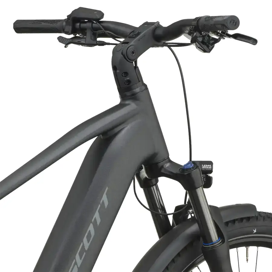 BICICLETA ELÉTRICA SCOTT AXIS 20 SCOTT AXIS 20: SUV elétrica para ir mais longe em passeios, deslocações e caminhos variados, com autonomia e conforto. Sensação fluida, simples e envolvente.