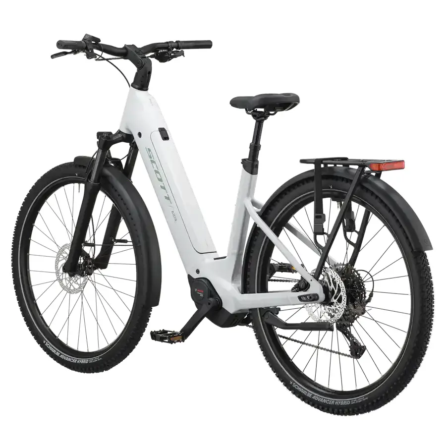 SCOTT AXIS 20 WAVE: SUV elétrica com foco em autonomia e conforto, para ir mais longe em passeios, deslocações e caminhos variados. Boa para pedalar mais vezes.