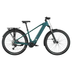 A Bicicleta Elétrica SCOTT Axis 30 está equipada com Quadro Axis Alloy, Motor Bosch Performance e Transmissão Shimano CUES 10 VL.