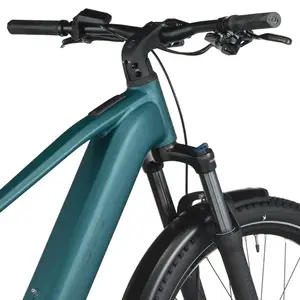 A Bicicleta Elétrica SCOTT Axis 30 está equipada com Quadro Axis Alloy, Motor Bosch Performance e Transmissão Shimano CUES 10 VL.