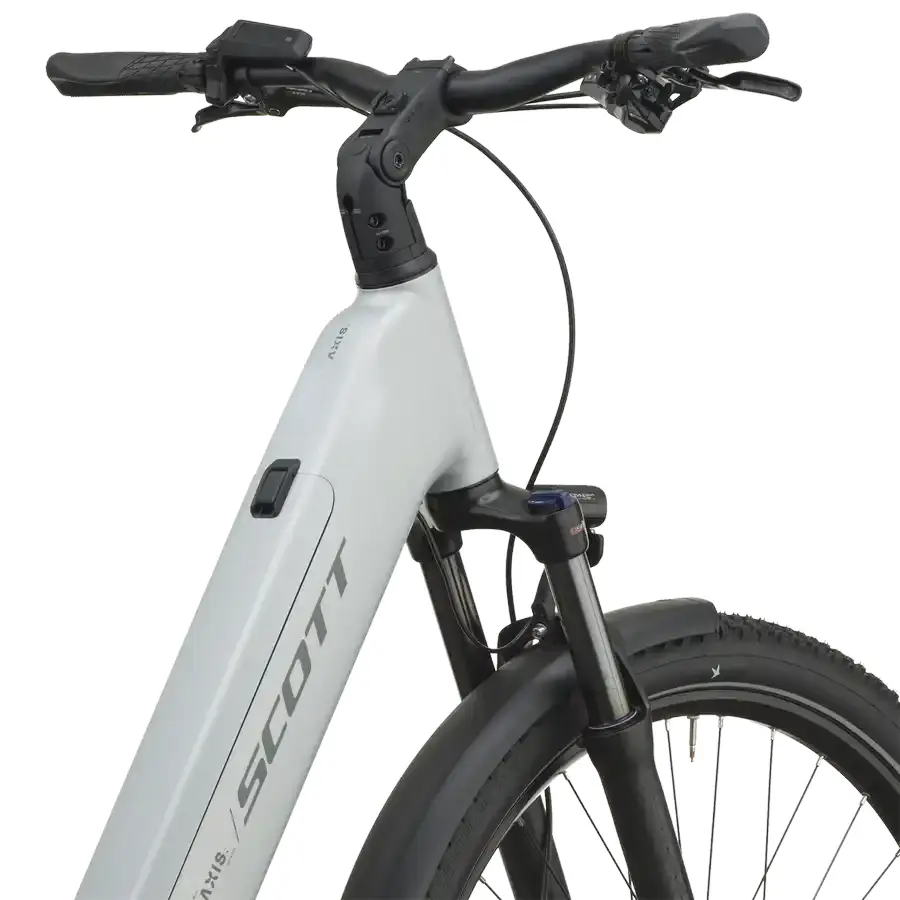 SCOTT AXIS 30 WAVE: SUV elétrica com foco em autonomia e conforto, para ir mais longe em passeios, deslocações e caminhos variados. Boa para pedalar mais vezes.
