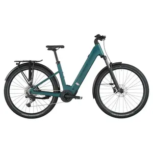 A Bicicleta Elétrica SCOTT Axis 30 Wave está equipada com Quadro Wave Axis Alloy, Motor Bosch Performance e Transmissão Shimano CUES 10 VL.