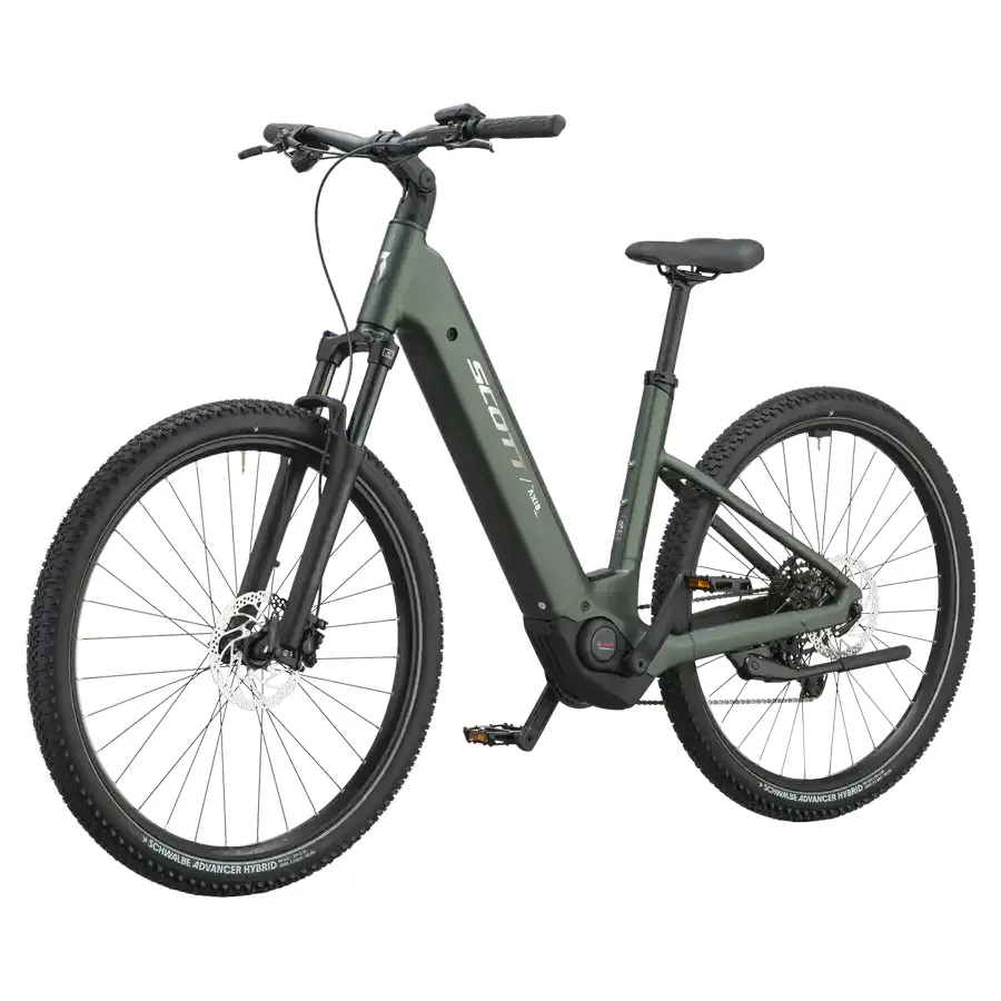 SCOTT AXIS 40 WAVE: SUV elétrica com foco em autonomia e conforto, para ir mais longe em passeios, deslocações e caminhos variados. Boa para pedalar mais vezes.