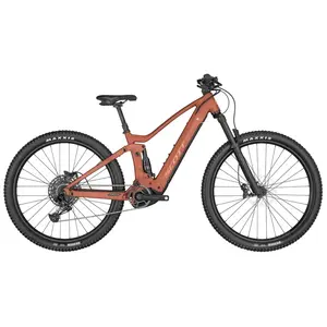 A Bicicleta SCOTT Contessa Strike eRIDE 930 tem Suspensão Marzocchi Z2 Air e  Bosch Performance CX até 500Wh.