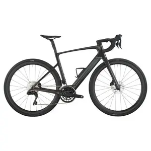A Bicicleta Elétrica SCOTT Fastlane 20 tem bateria interna até 290 Wh, Quadro em Carbono HMX e transmissão Shimano 105 Di2 Disc 24 VL.