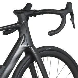 A Bicicleta Elétrica SCOTT Fastlane 20 tem bateria interna até 290 Wh, Quadro em Carbono HMX e transmissão Shimano 105 Di2 Disc 24 VL.