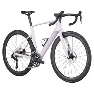 A Bicicleta Elétrica SCOTT Fastlane 20 tem bateria interna até 290 Wh, Quadro em Carbono HMX e transmissão Shimano 105 Di2 Disc 24 VL.