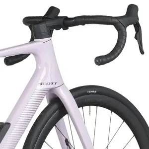 A Bicicleta Elétrica SCOTT Fastlane 20 tem bateria interna até 290 Wh, Quadro em Carbono HMX e transmissão Shimano 105 Di2 Disc 24 VL.