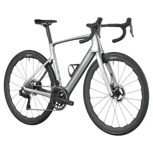 BICICLETA ELÉTRICA SCOTT FASTLANE PREMIUM A Bicicleta Elétrica SCOTT Fastlane Premium tem bateria interna até 290 Wh, Quadro em Carbono HMX e transmissão Shimano Dura Ace Di2 Disc 24 VL.