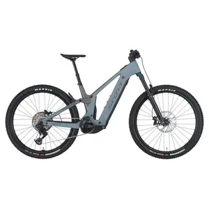 Descubra a Bicicleta Elétrica SCOTT Patron 910 com suspensão Fox, Transmissão SRAM AXS de 12VL e Travões de disco Shimano Deore.