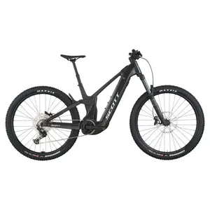 A Bicicleta Elétrica SCOTT Patron 920 tem Quadro em Carbono e Triângulo Alloy, Transmissão Shimano Deore 12 VL e Motor Bosch CX com bateria até 800Wh.