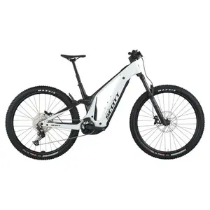 A Bicicleta Elétrica SCOTT Patron 920 tem Quadro em Carbono e Triângulo Alloy, Transmissão Shimano Deore 12 VL e Motor Bosch CX com bateria até 800Wh.