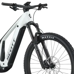 A Bicicleta Elétrica SCOTT Patron 920 tem Quadro em Carbono e Triângulo Alloy, Transmissão Shimano Deore 12 VL e Motor Bosch CX com bateria até 800Wh.