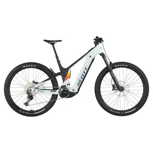 A Bicicleta Elétrica SCOTT Patron 930 tem Quadro em Alloy, Transmissão Shimano Deore 12 VL e Motor Bosch CX com bateria até 800Wh.