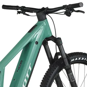 A Bicicleta Elétrica SCOTT Patron 930 tem Quadro em Alloy, Transmissão Shimano Deore 12 VL e Motor Bosch CX com bateria até 800Wh.