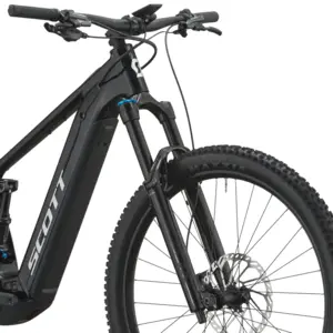 SCOTT STRIKE 10: e-MTB confortável com foco em tração e confiança, para trilhos, passeios longos e terreno misto com apoio elétrico. Boa para pedalar mais.
