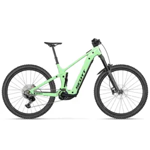 BICICLETA ELÉTRICA SCOTT STRIKE 10 SCOTT STRIKE 10: e-MTB confortável com foco em tração e confiança, para trilhos, passeios longos e terreno misto com apoio elétrico. Boa para pedalar mais.