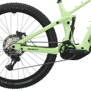 SCOTT STRIKE 10: e-MTB confortável com foco em tração e confiança, para trilhos, passeios longos e terreno misto com apoio elétrico. Boa para pedalar mais.