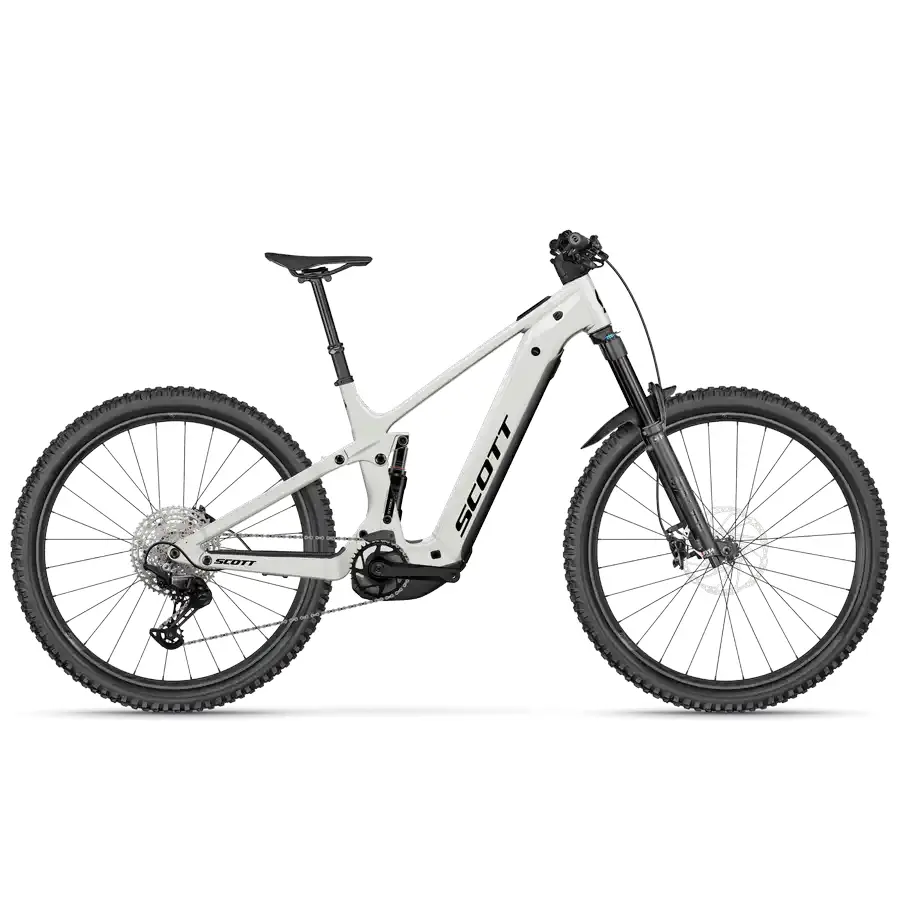 BICICLETA ELÉTRICA SCOTT STRIKE 20 SCOTT STRIKE 20: e-MTB confortável com foco em tração e confiança, para trilhos, passeios longos e terreno misto com apoio elétrico. Boa para pedalar mais.