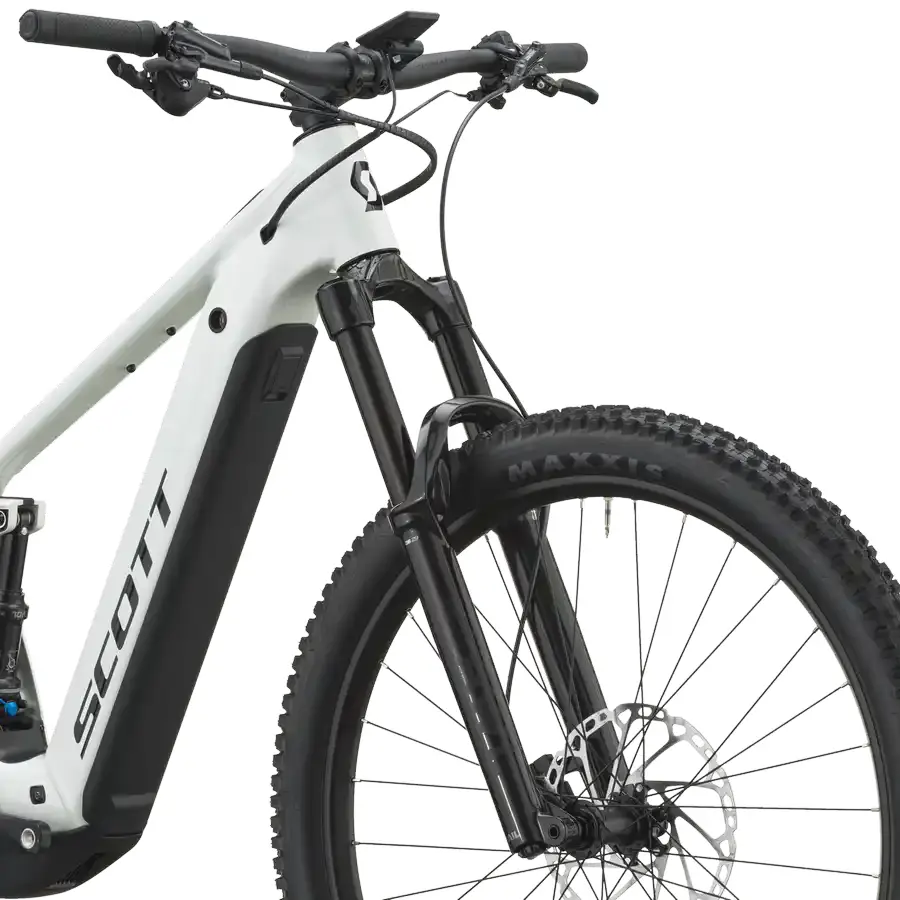 SCOTT STRIKE 20: e-MTB confortável com foco em tração e confiança, para trilhos, passeios longos e terreno misto com apoio elétrico. Boa para pedalar mais.