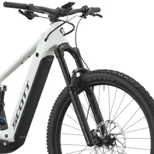 SCOTT STRIKE 20: e-MTB confortável com foco em tração e confiança, para trilhos, passeios longos e terreno misto com apoio elétrico. Boa para pedalar mais.