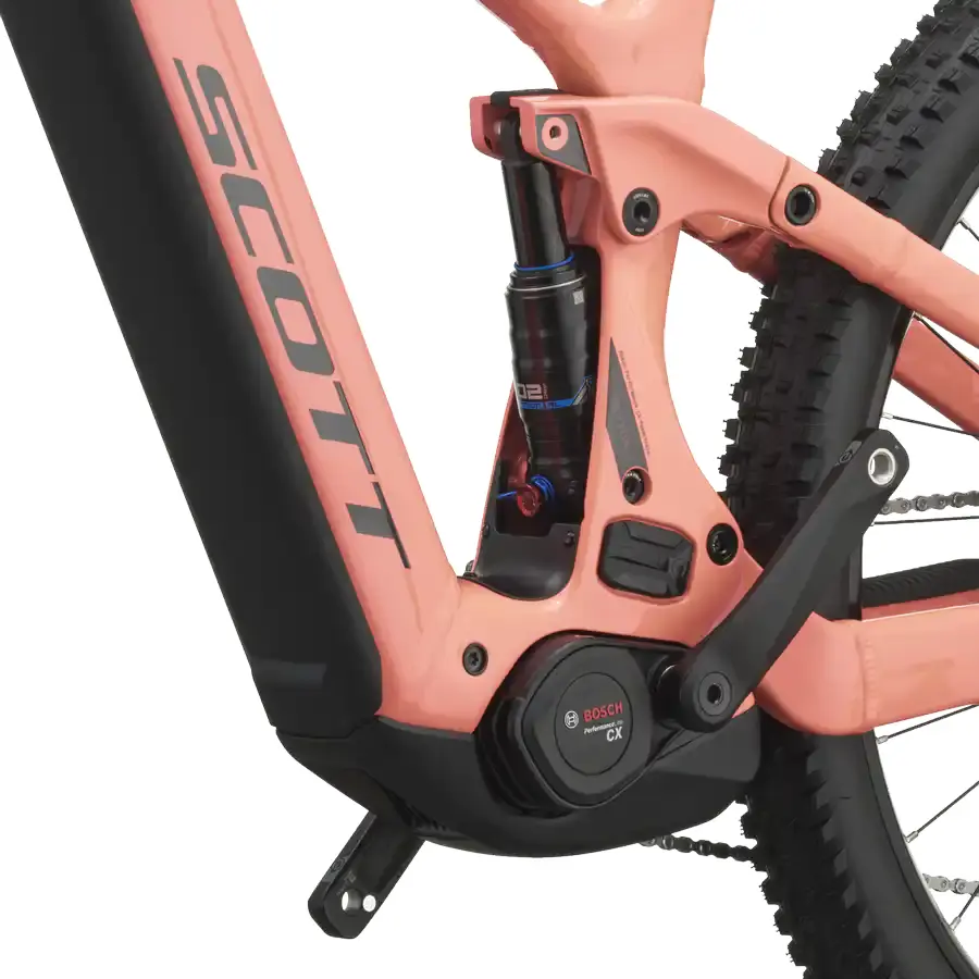 SCOTT STRIKE 30: e-MTB confortável com foco em tração e confiança, para trilhos, passeios longos e terreno misto com apoio elétrico. Boa para pedalar mais.