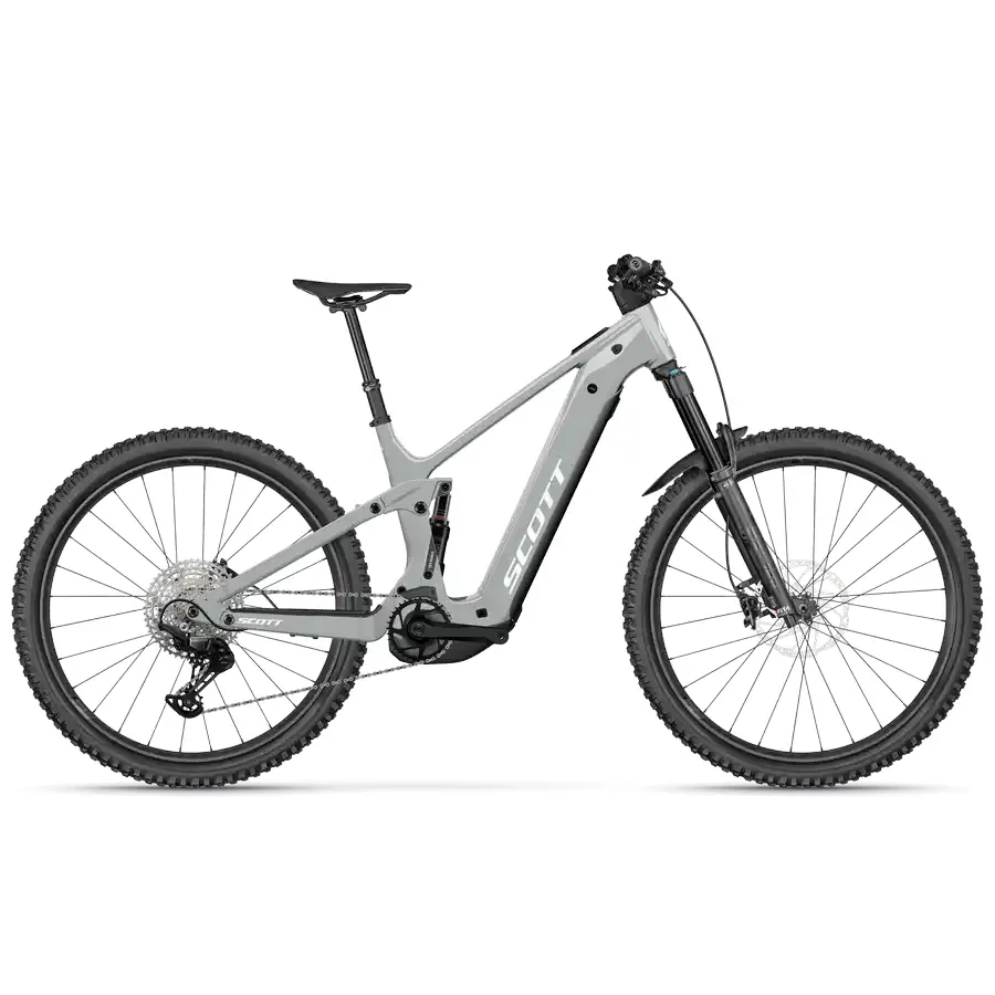 BICICLETA ELÉTRICA SCOTT STRIKE 40 SCOTT STRIKE 40: e-MTB confortável com foco em tração e confiança, para trilhos, passeios longos e terreno misto com apoio elétrico. Boa para pedalar mais.