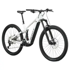 SCOTT STRIKE 40: e-MTB confortável com foco em tração e confiança, para trilhos, passeios longos e terreno misto com apoio elétrico. Boa para pedalar mais.