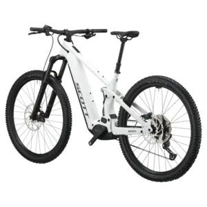SCOTT STRIKE 40: e-MTB confortável com foco em tração e confiança, para trilhos, passeios longos e terreno misto com apoio elétrico. Boa para pedalar mais.