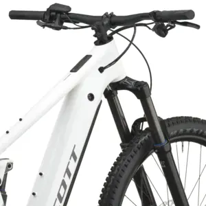 SCOTT STRIKE 40: e-MTB confortável com foco em tração e confiança, para trilhos, passeios longos e terreno misto com apoio elétrico. Boa para pedalar mais.
