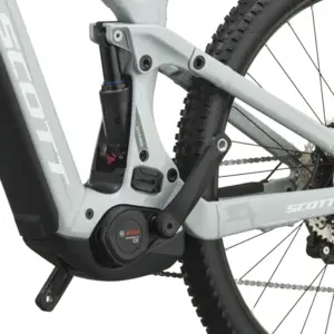 SCOTT STRIKE 40: e-MTB confortável com foco em tração e confiança, para trilhos, passeios longos e terreno misto com apoio elétrico. Boa para pedalar mais.