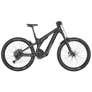 A Bicicleta Elétrica SCOTT Strike eRIDE 900 EVO tem motor Bosch potente, suspensão FOX Performance Elite 150mm e SRAM GX Eagle.