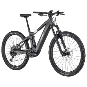 A Bicicleta Elétrica SCOTT Strike eRIDE 930 Black tem Quadro em Alumínio, Suspensão Marzocchi Z2 Air e SRAM SX-NX Eagle de 12VL.