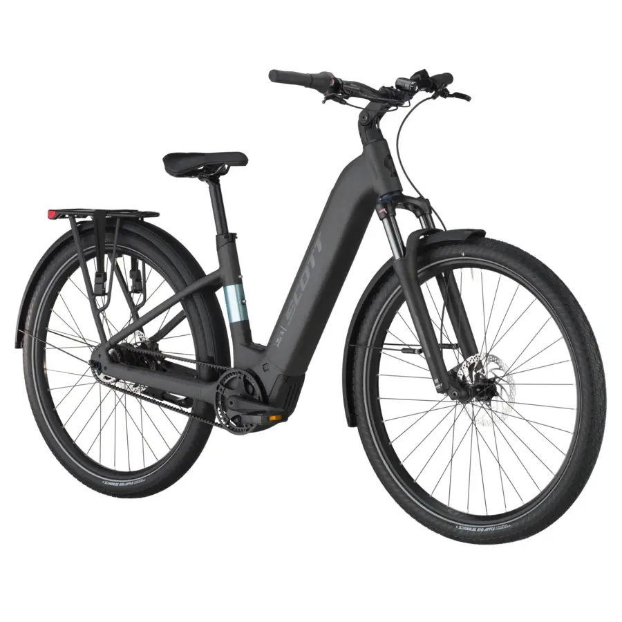 Conheça a Bicicleta Elétrica SCOTT Sub 20 BELT WAVE com motor Bosch Performance CX, bateria de 800 Wh e transmissão acionada por correia.