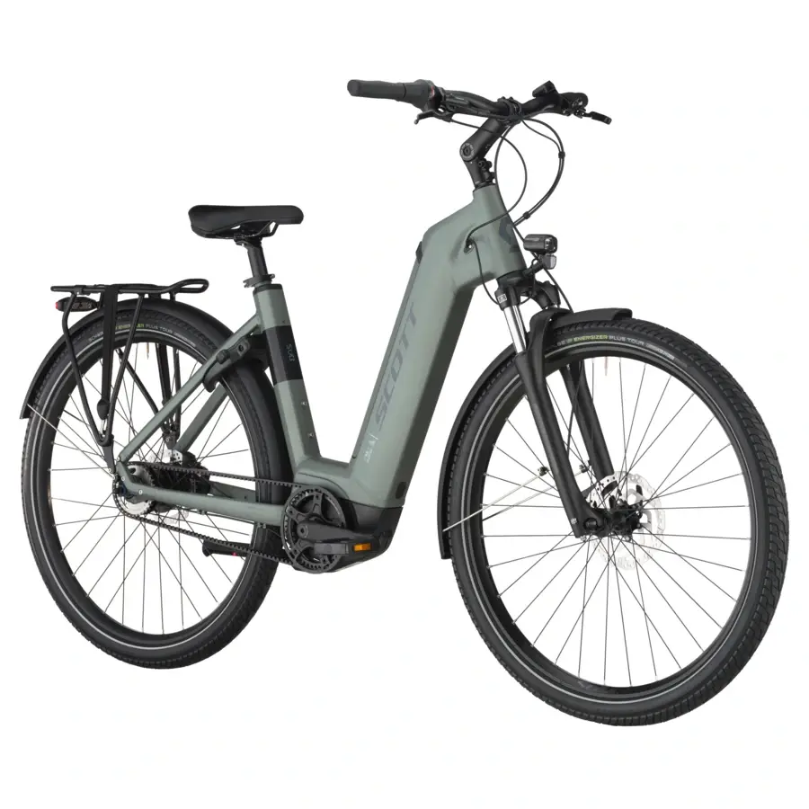 A Bicicleta Elétrica SCOTT Sub 40 BELT WAVE é uma bicicleta elétrica de cidade com Bosch Performance e bateria de 625 Wh.