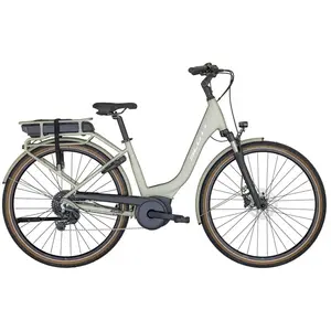 A Bicicleta Elétrica SCOTT Sub Active eRIDE 20 USX Rack tem Quadro em Alumínio, Suspensão Suntour NEX-E25 e Shimano CUES 9VL.