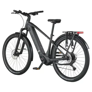 A Bicicleta Elétrica SCOTT Sub Sport 10 tem Quadro em Alloy, Transmissão Shimano CUES 10 VL, um motor Bosch Perf PX e uma bateria de 800 Wh.