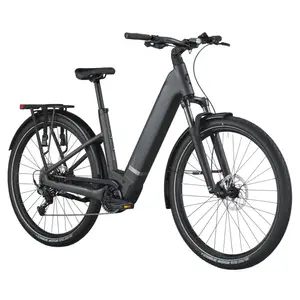 A Bicicleta Elétrica SCOTT Sub Sport 10 Wave tem Quadro em Alloy, Transmissão Shimano CUES 10 VL, um motor Bosch Perf PX e uma bateria de 800 Wh.