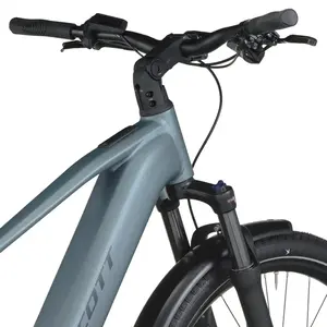 A Bicicleta Elétrica SCOTT Sub Sport 20 tem Quadro em Alloy, Transmissão  Shimano CUES 10 VL, um motor Bosch Perf PX e uma bateria de 600 Wh.