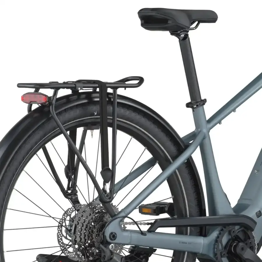 A Bicicleta Elétrica SCOTT Sub Sport 20 tem Quadro em Alloy, Transmissão  Shimano CUES 10 VL, um motor Bosch Perf PX e uma bateria de 600 Wh.